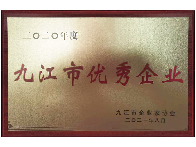 九江市优秀企业2021年
